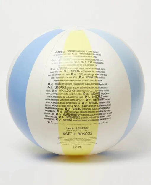 Pool Side Inflatable Beach Ball | Pastel Gelato