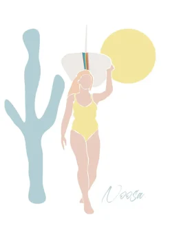 Postcard Mellow Yellow