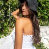 Raffia Bucket Hat | Black