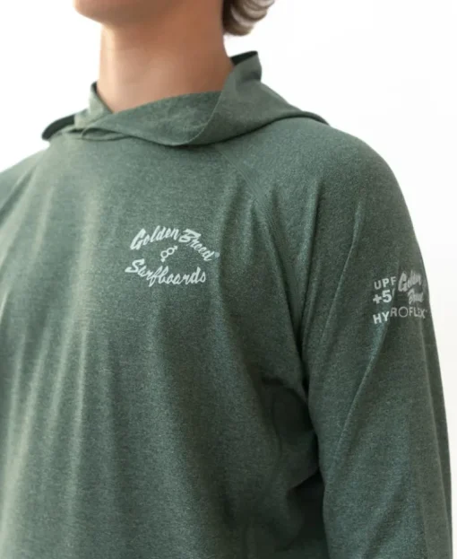 Rapper Hoodie Rash Shirt | Green Marle
