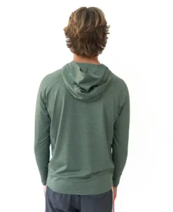 Rapper Hoodie Rash Shirt | Green Marle