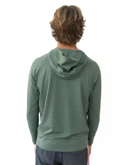 Rapper Hoodie Rash Shirt | Green Marle