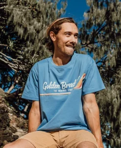Retro Classic Tee | Azure Blue