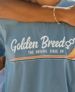 Retro Classic Tee | Azure Blue