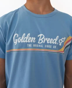 Retro Classic Tee | Azure Blue