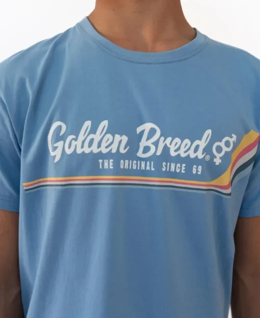 Retro Classic Tee | Azure Blue