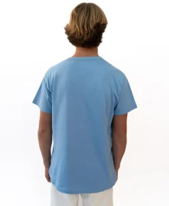 Retro Classic Tee | Azure Blue
