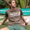 Retro Classic Tee | Wash Brown