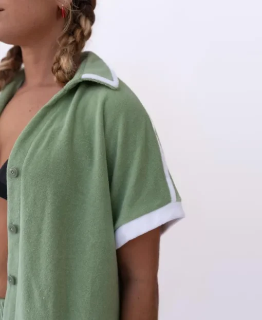 Retro Eka Shirt | Moss