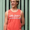 Retro Ringer Muscle Top | Wash Red