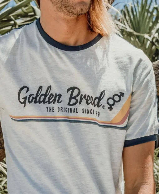 Retro Ringer Tee | Ice