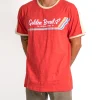 Retro Ringer Tee | Wash Red