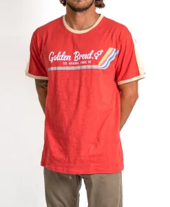 Retro Ringer Tee | Wash Red