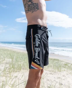 Retro Surf Boardie | Black