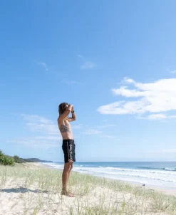 Retro Surf Boardie | Black