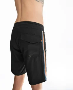 Retro Surf Boardie | Black