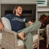 Retro Tee | Navy