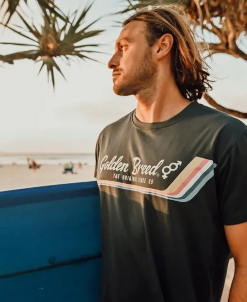 Retro Tee | Navy