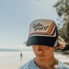 Retro Trucker Cap | Wash Black