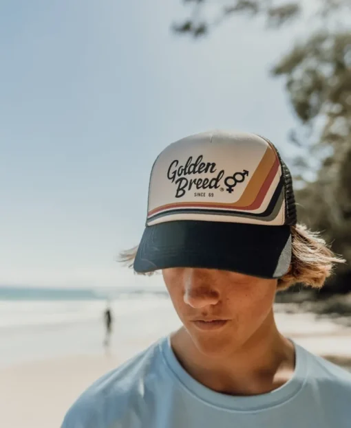 Retro Trucker Cap | Wash Black
