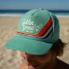 Retro Twill Cap | Surf Green