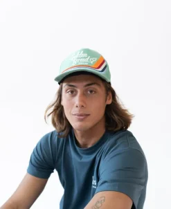 Retro Twill Cap | Surf Green