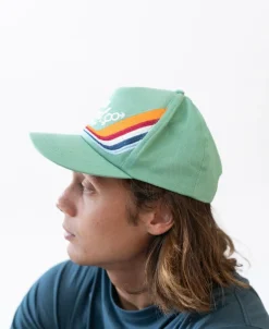 Retro Twill Cap | Surf Green