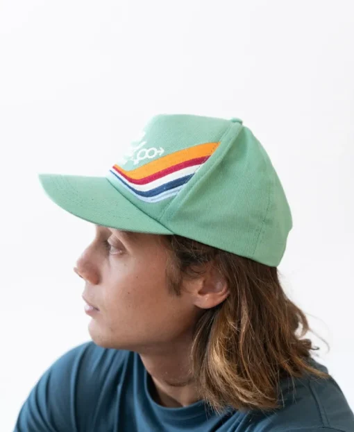 Retro Twill Cap | Surf Green
