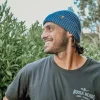 Rib Wool Beanie | Blue