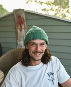 Rib Wool Beanie | Clover