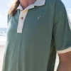 Ringer Polo | Leaf Green