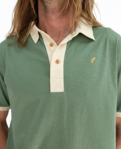 Ringer Polo | Leaf Green