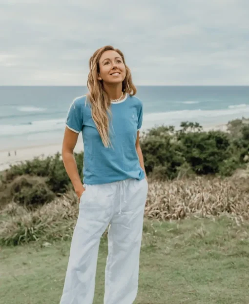 Ringer Tee | Azure