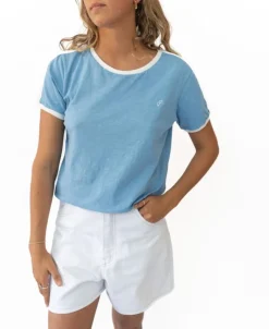 Ringer Tee | Azure