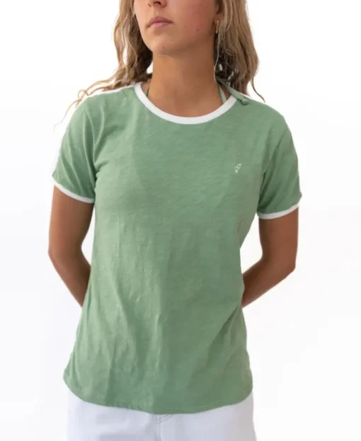 Ringer Tee | Moss