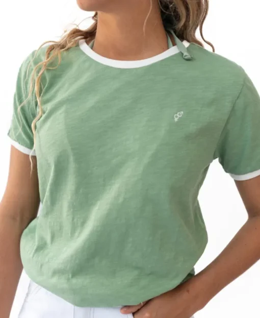 Ringer Tee | Moss
