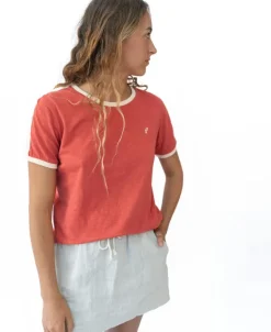 Ringer Tee | Wash Red