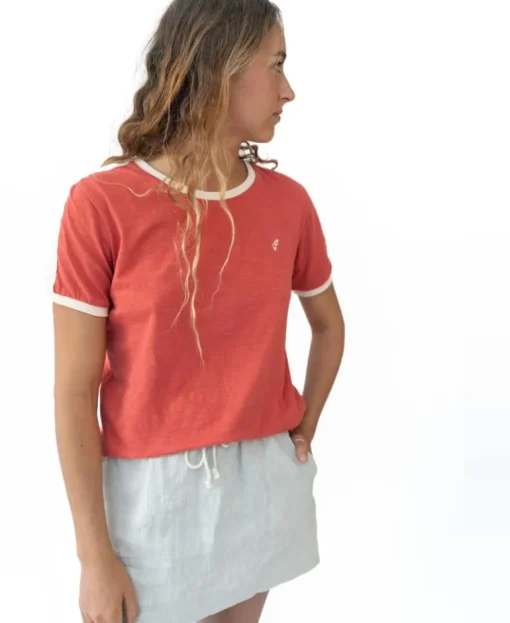 Ringer Tee | Wash Red