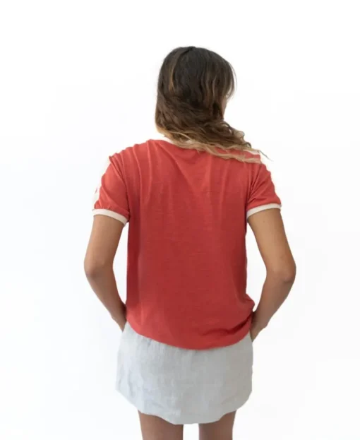 Ringer Tee | Wash Red