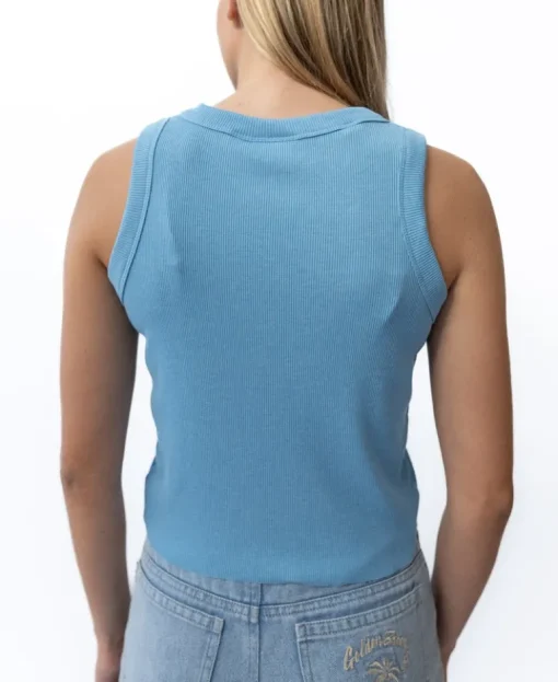 Ronnie Rib Tank | Azure