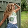Rosa Hibiscus Tank | Moss