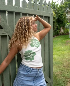Rosa Hibiscus Tank | Moss