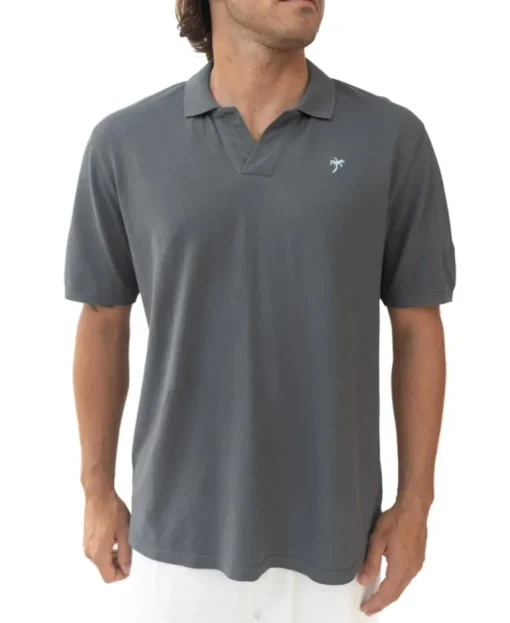 Rover Pique Polo | Wash Black