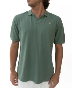 Rover Pique Polo | Wash Khaki