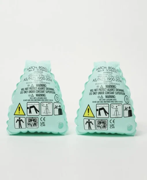 Salty the Shark Float Bands | Aqua