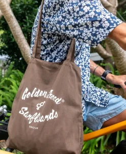 Surf Logo Tote Bag | Brown