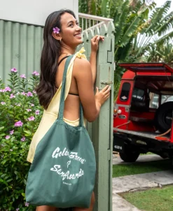 Surf Logo Tote Bag | Ivy Green