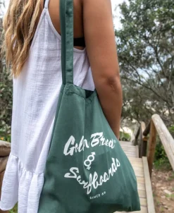 Surf Logo Tote Bag | Ivy Green