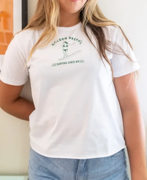 Surfer Girl Tee | White