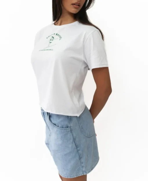 Surfer Girl Tee | White